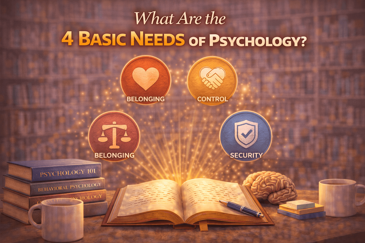 What Are the 4 Basic Needs of Psychology?