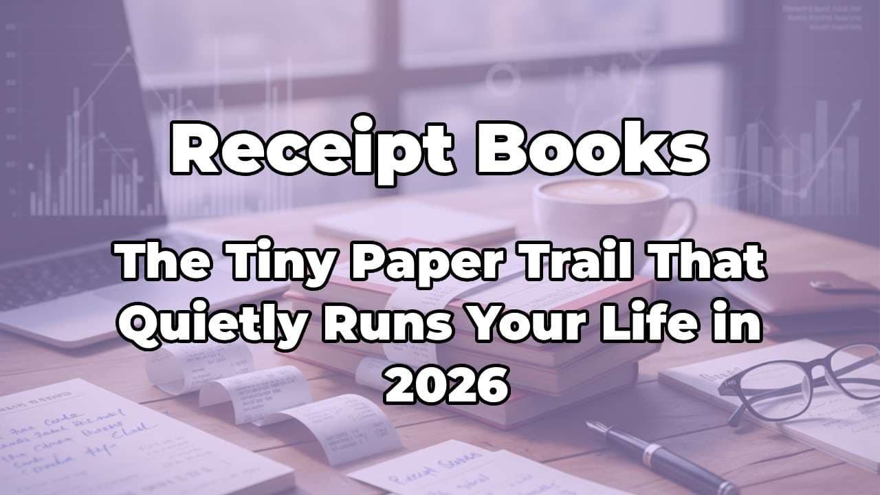 Receipt Books: The Tiny Paper Trail That Quietly Runs Your Life in 2026