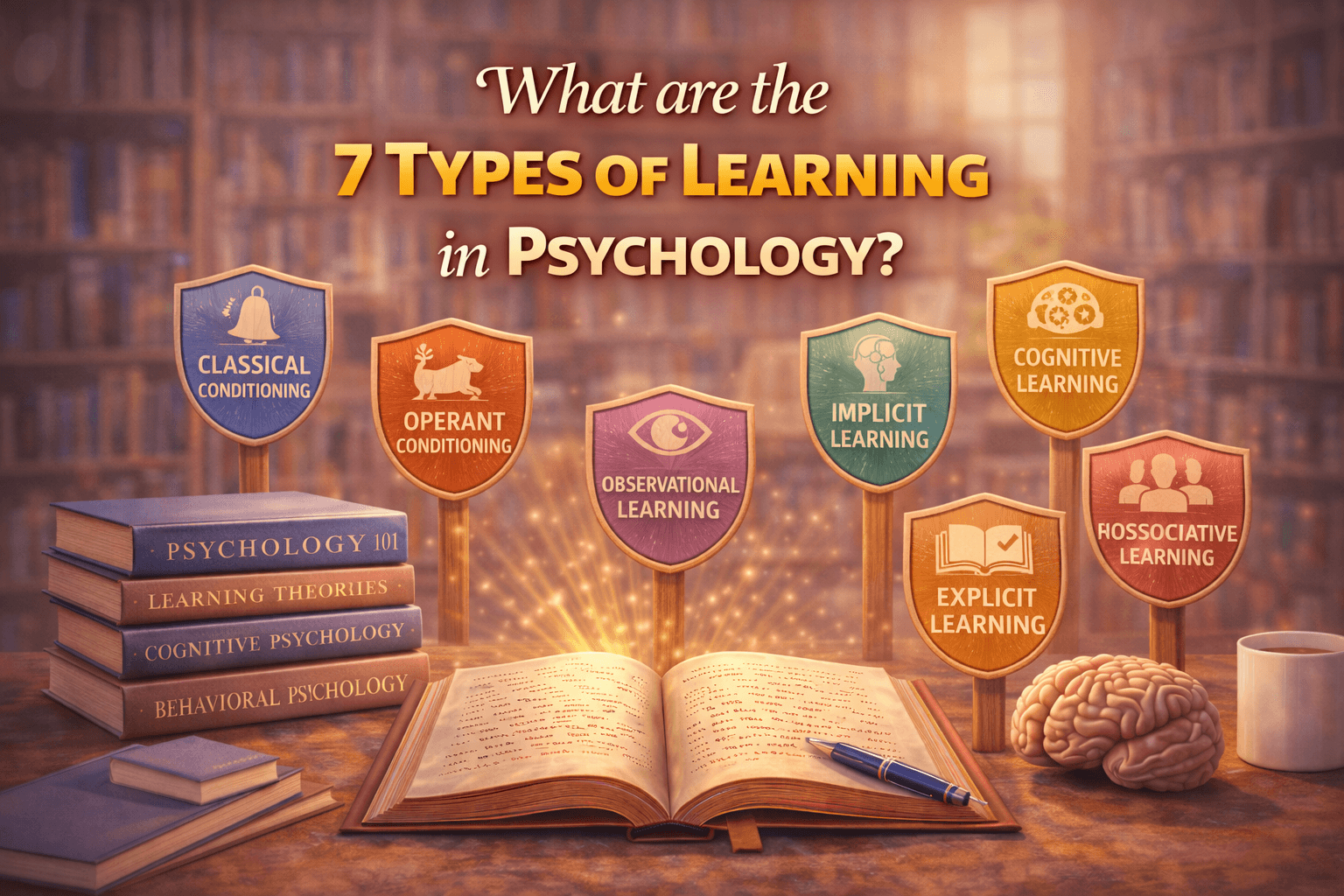 What are the 7 Types of Learning in Psychology?